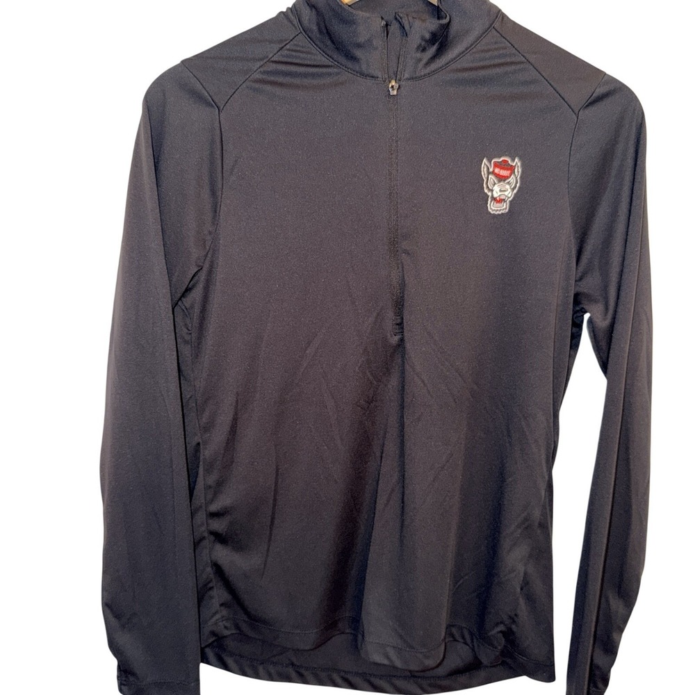 Antigua NC State Wolfpack‎ Women's Quarter Zip Black Pullover. Size - M